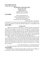 de thi hsg mon van lop 9 nam 2013 2014 truong thcs thanh thuy ha noi