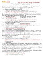 de thi thu thpt quoc gia nam 2016 mon sinh hoc truong thpt so 1 nghia hanh quang ngai de 3