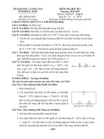 de kiem tra hoc ki 1 mon vat ly lop 11 nam 2014 2015 truong thpt chau thanh 1