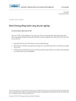 Câu hỏi thảo luận tình huống 12. Bình Dương đồng hành cùng doanh nghiệp