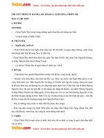 thuyet minh ve mot danh lam thang canh hoac di tich cua que huong em chua thien mu