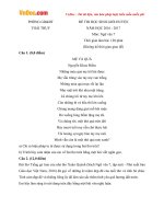 de thi hsg mon ngu van lop 7 phong gd dt thai thuy thai binh nam hoc 2016 2017