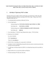 Một số khuyến nghị về công tác phân tích công việc và đánh giá thực  hiện công việc tại ngân hang TMCP an bình 