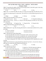 bai tap hoa hoc lop 11 nito amoniac muoi amoni