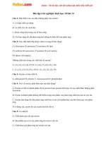 trac nghiem sinh hoc 10 bai 14