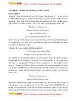 van mau lop 8 cam nhan ve bai tho di duong cua ho chi minh