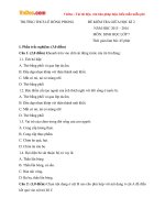 de thi giua hk2 mon sinh hoc lop 7 truong thcs le hong phong dak lak nam hoc 2015 2016