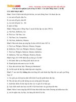 cau hoi trac nghiem lich su lop 12 bai 4