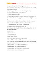 trac nghiem dia ly 10 bai 29 dia li nganh chan nuoi