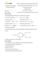 de thi hsg mon hoa hoc lop 11 tinh quang binh nam hoc 2015 2016 vong 2