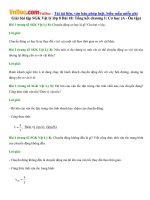 giai bai tap sgk vat ly lop 8 bai 18 tong ket chuong i co hoc a on tap