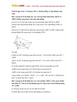 giai bai tap toan 11 chuong 2 bai 3 duong thang va mat phang song song