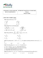 DE THI THU VAO LOP 10 NAM 2017 LAN 1 MON TOAN