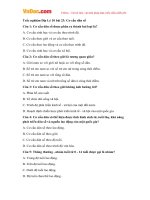 trac nghiem dia ly 10 bai 23 co cau dan so