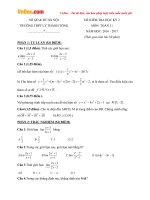 de thi hk2 mon toan lop 11 truong thpt ly thanh tong ha noi nam hoc 2016 2017