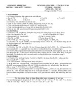 de khao sat chat luong dau vao lop 10 mon hoa truong thpt doan thuong nam 2016 2017