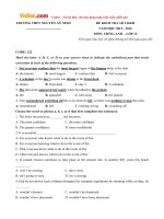 de kiem tra so 2 hoc ky 2 mon tieng anh lop 12 truong thpt nguyen an ninh nam hoc 2015 2016