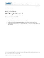 Câu hỏi thảo luận tình huống 9. Bang Connecticut: Chiến lược phát triển kinh tế