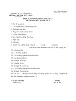 Biên bản thanh lý đề tài nghiên cứu khoa học sinh viên