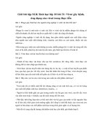 giai bai tap sgk sinh hoc lop 10 bai 31