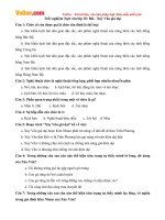 trac nghiem ngu van lop 10 bai xuy van gia dai