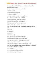 trac nghiem dia ly 10 bai 20 lop vo dia li quy luat thong nhat va hoan chinh cua lop vo dia li