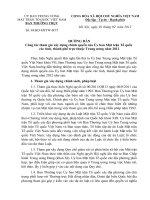 Hướng dẫn công tác tham gia xây dựng chính quyền của Ủy ban Mặt trận Tổ quốc các tỉnh, thành phố trực thuộc Trung ương năm 2012