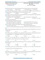 Đáp án chi tiết đề lí chuyên Vinh  thi thử THPTQG 2018 lần 1 