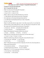 trac nghiem lich su lop 10 chuong 3 trung quoc thoi phong kien