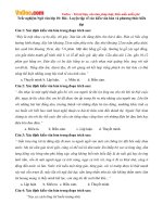 trac nghiem ngu van lop 10 bai luyen tap ve cac kieu van ban va phuong thuc bieu dat