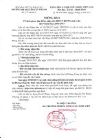 Thông báo về thời gian, địa điểm nhận thẻ BHYT – BHTN sinh viên đợt 4 năm học 2016 – 2017 – Phòng Công tác Sinh viên tb bhyt dot 4