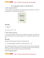 giai bai tap sgk vat ly lop 9 bai 7 su phu thuoc cua dien tro vao tiet dien day dan