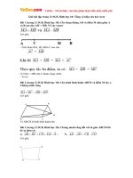 giai bai tap trang 12 sgk hinh hoc 10 tong va hieu cua hai vecto