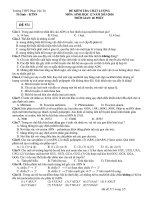 de kscl dau nam mon sinh hoc lop 12 truong thpt phan van tri nam 2015 2016