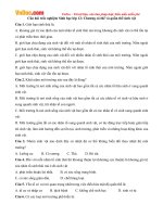 cau hoi trac nghiem sinh hoc lop 12 chuong ca the va quan the sinh vat