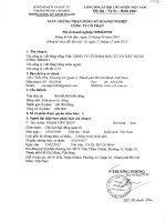 Giay chung nhan dang ky doanh nghiep thay doi lan thu 10