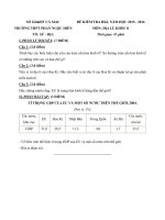 de thi hoc ki 1 mon dia ly lop 11 nam 2015 2016 truong thpt phan ngoc hien