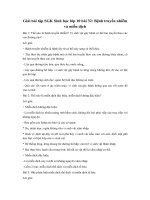 giai bai tap sgk sinh hoc lop 10 bai 32