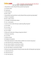 trac nghiem hoa hoc lop 12 chuong 4 polime