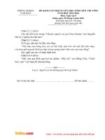 de thi hsg cap tinh mon ngu van lop 9 tam dao