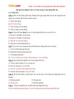 bai tap trac nghiem vat ly 12 dai cuong ve dao dong dieu hoa