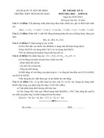 de thi hk2 mon hoa hoc lop 10 truong thpt tran hung dao tphcm nam 2015 2016