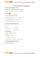 giai bai tap sgk toan lop 9 bai 2 can thuc bac hai va hang dang thuc