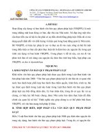 Nguyên tắc đảm bảo tính hợp hiến, hợp pháp của Văn bản quy phạm pháp luật