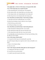 trac nghiem dia ly 10 bai 41 moi truong va tai nguyen thien nhien