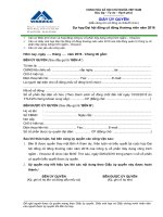 THÔNG BÁO ĐH CỔ ĐÔNG NĂM 2016 VÀ CÁC TÀI LIỆU LIÊN QUAN ĐẾN ĐH CỔ ĐÔNG