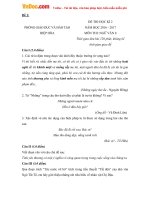 bo de thi hoc ki 2 mon ngu van lop 8 nam hoc 2016 2017