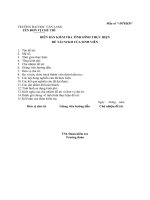 Biên bản kiểm tra tình hình thực hiện đề tài nghiên cứu khoa học sinh viên