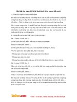 giai bai tap trang 10 sgk mon sinh lop 8