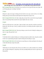 giai bai tap sgk vat ly lop 8 bai 19 cac chat duoc cau tao nhu the nao